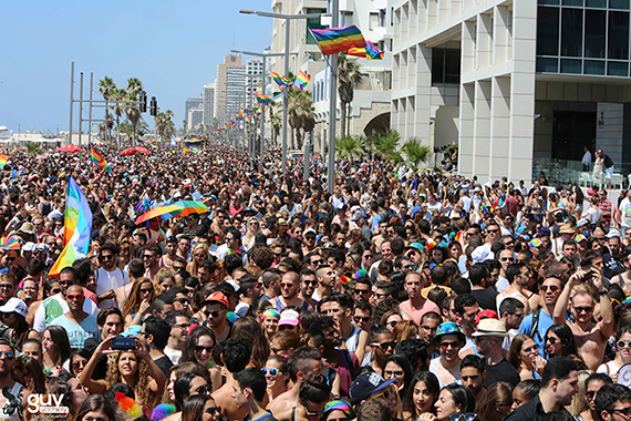Gay Pride Week in Tel Aviv 2018  Photo: Guy Yechiely