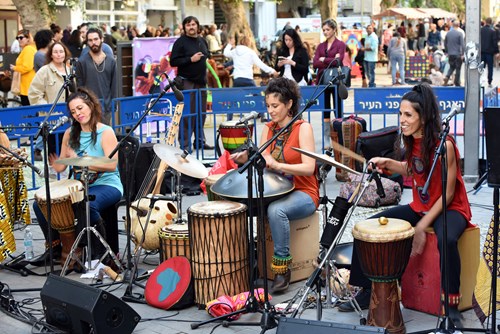 Florentin street concert    Photo: Kfir Sivan