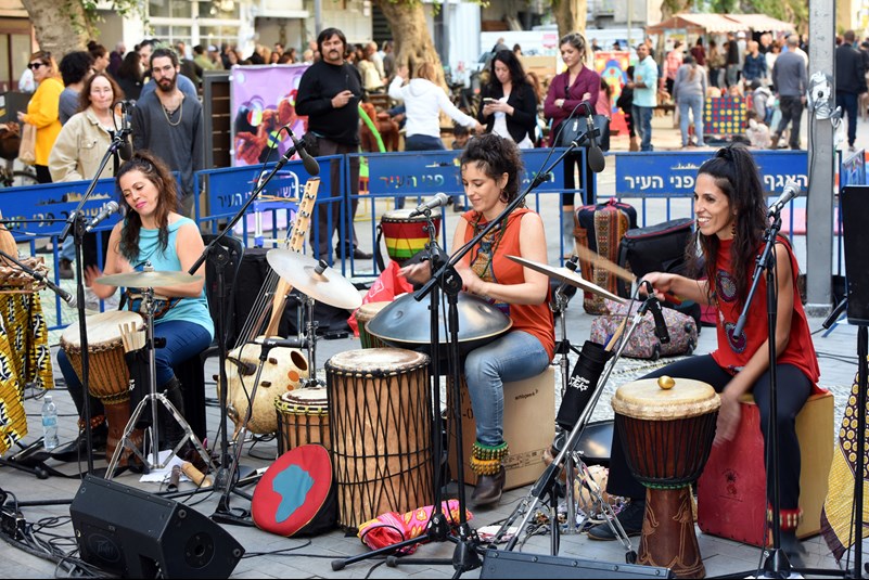 Florentin street concert    Photo: Kfir Sivan